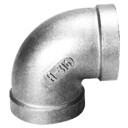 Rustfri bend muffe/muffe 1/2"