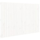 vidaXL Veggmontert sengegavl hvit 166x3x110 cm heltre furu