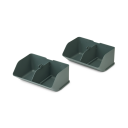 LIEWOOD Rosemary Oppbevaringskasser M 2-Pack Whale Blue