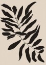 Treechild Leafs on twig Plakat Plakat / 70x100cm 