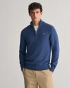 Bomullsgenser med half-zip DK JEANSBLUE MELANGE XXXL