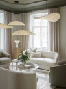 New Works Florence Salongbord 90 cm Hvit Viola Marmor / Hvit