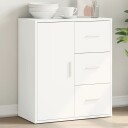  Skjenk hvit 60x31x70 cm konstruert tre