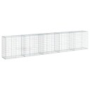  Gabionkurv med deksel 500x50x100 cm galvanisert jern