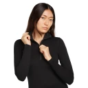 Icebreaker 200 Oasis Ls Half Zip Ullundertøy Dame 001 BLACK XL