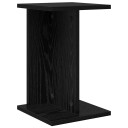 vidaXL Planteholder Svart eik 25 x 25,5 x 40,5 cm Konstruert tre