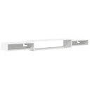 vidaXL Vegghengt TV-skap Veggmontert Hvit 220 x 28 x 21 cm