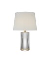 Figlia 28" Cordless V Cut Round Table Lamp Crystal