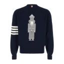 Thom Browne Herre Strikkevarer Blå L,