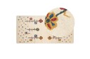Husunlu Ryeteppe 80x150 cm   Beige