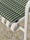 Terrazza Folding Seat Cushion 82x40 cm Olive bold stripe