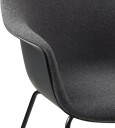 Gubi Bat Spisebordstol Polstret Front / Konisk Fot Hallingdal 65 173