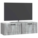  Vegghengt TV skap Grå sonoma 98 x 31 x 30 cm Konstruert tre