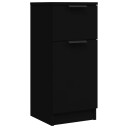 vidaXL Skjenk svart 30x30x70 cm konstruert tre