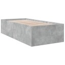  Sengeramme betonggrå 100x200 cm konstruert tre 8721102615993
