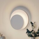 EMIBIG LIGHTING Vegglampe Circle i rund form hvit