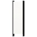 vidaXL Romdeler med 5 paneler kremhvit 250x180 cm