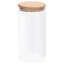  Glasskrukker med bambuslokk 4 stk 1200 ml 150705