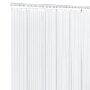 vidaXL Dørgardin gjennomsiktig 300 mm x 2,6 mm 10 m PVC