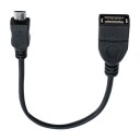 ELETRA MICRO USB - USB-A KABEL, SVART