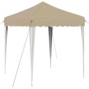 vidaXL Pop up Festtelt 195 x 195 x 245 cm Krem Oxford Stoff