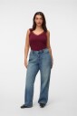 Vero Moda Curve   Undertøystopp vmCrosa SL Top Jrs   Rød