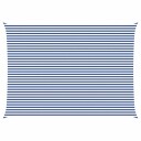 vidaXL Solskygge seil Blå og hvit 5 x 7 m 100% polyester Oxford