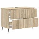 vidaXL Baderomsvaskeskap ZWOLLE Sonoma eik 82 x 41 x 58,5 cm