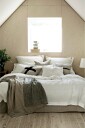 Lovely Linen   Dynetrekk Misty i vasket lin   Hvit