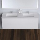 Copenhagen Bath Malmø Servantskap 160 160x45x60 cm med servant Hvit Matt
