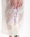 Ideal Of Sweden Wristlet Strap Crochet Flower