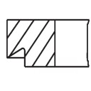 Stempelringsett MAHLE 005 24 N0