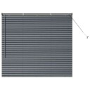  Vindu Persienne med gardiner Manual Mørke grå Aluminium