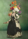 Elegant Flower Head Portrait Plakat / 40x50