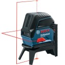 Bosch Kombilaser Gcl 2-15 Professional I Transportkoffert Med 3 Batterier (Aa), Dreibar Holder