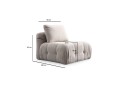 Yvara Mittmodul 90 cm   Beige