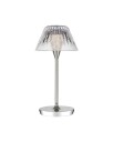 Blaze 12" Rechargeable Table Lamp Polished Nickel