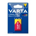 Varta Longlife Max Power 9V Alkalisk Batteri – Engangsbatteri