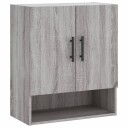 Veggskap grå sonoma 60x31x70 cm konstruert tre 8720845947798
