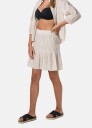 Seaside Marina Seersucker Short Skirt W