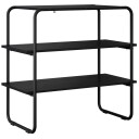 vidaXL Konsollbord Svart eik 60 x 41 x 75 cm Konstruert tre