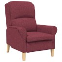  lenestol Vinrød 76 x 94 x 102 cm stoff
