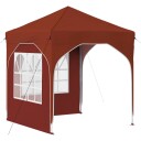 vidaXL Pop up Festtelt 192 x 192 x 245 cm Terrakotta