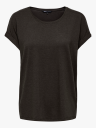 Only Moster Short Sleeve O Neck Top Brun M