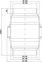 Silverline Kondensvandssamler  25/148/185mm