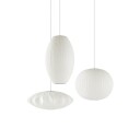 HAY Nelson Saucer Crisscross Bubble Taklampe Mellom Hvit