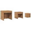  Stablebord 3 stk artisan eik konstruert tre 8721158440402