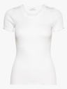 Rosemunde Beatha Short Sleeve Regular O-Neck Lace T-Shirt Hvit S