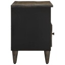  TV-benk svart 100x33x46 cm heltre mango 8721158449016