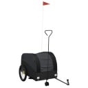 vidaXL Sykkelvogn svart 45 kg jern